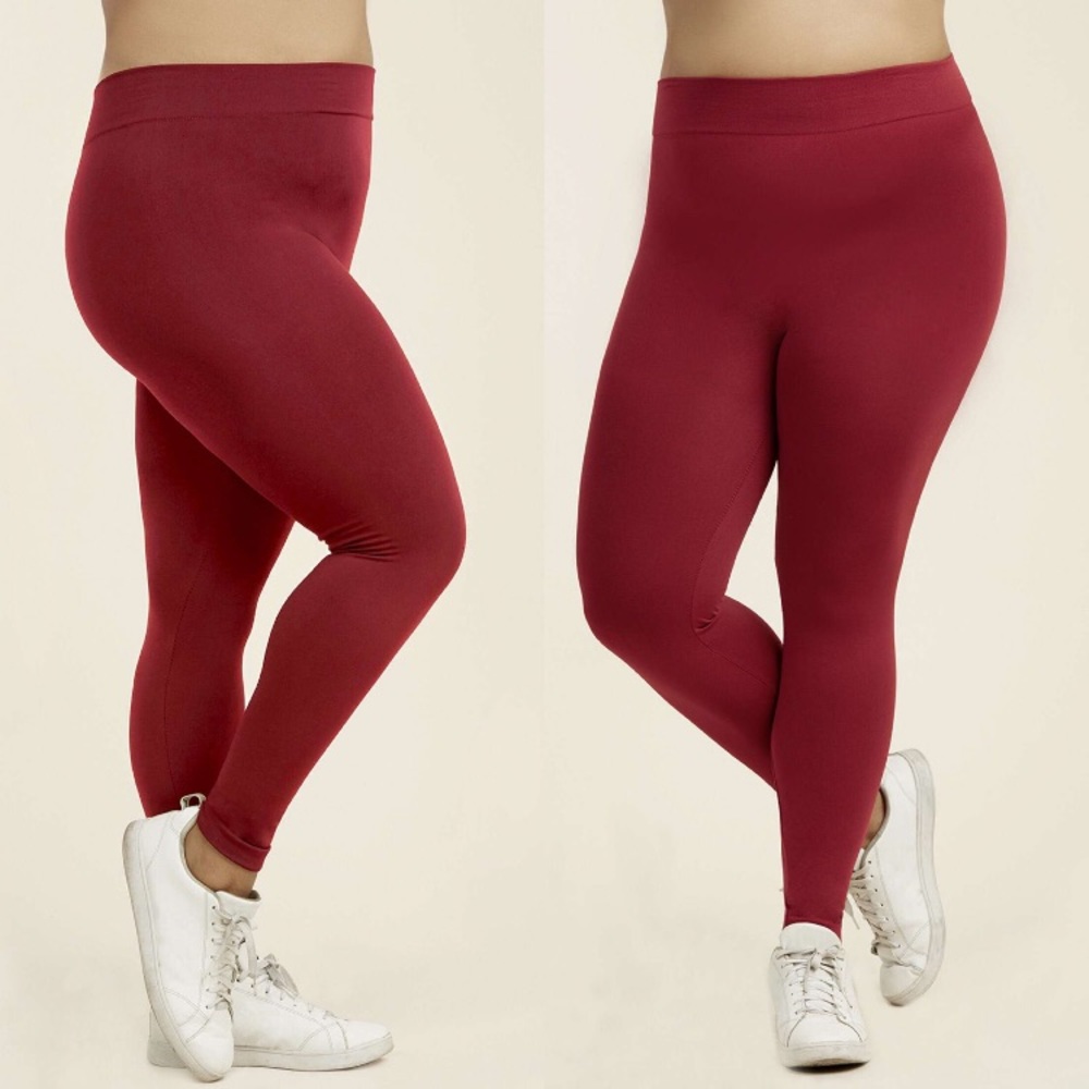 Red PLUS leggings